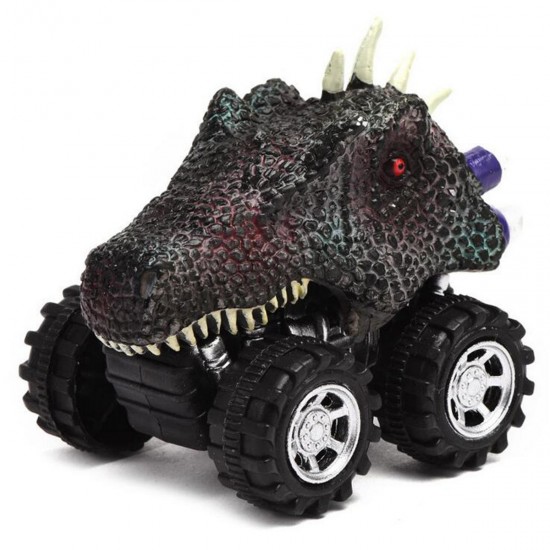 1/6X Dinosaur Cars Pull Back Vehicle Set Mini Animal Car Boys Novelties Toys Birthday Gift