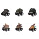 1/6X Dinosaur Cars Pull Back Vehicle Set Mini Animal Car Boys Novelties Toys Birthday Gift