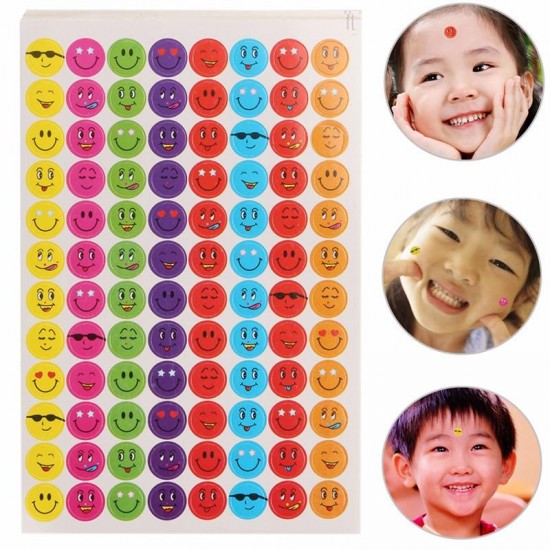 960Pcs Mixed Expression Smiley Faces Reward Stickers For School Teacher Praise