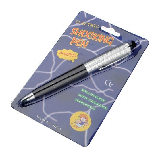Electric Shock Pen Gag Prank Trick Joke Funny Toy Gift