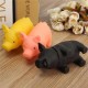 Rubber Pet Dog Puppy Pig Shape Chew Fetch Play Toy Squeaker Squeaky With Sound Novelties Toys