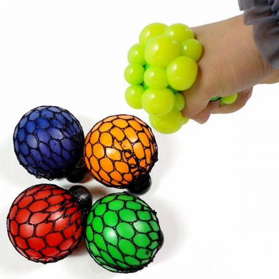 4PCS Vent Grape Ball Stress Relief Squeeze Toy