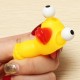 5PCS Squeeze Spoof Toy Stress Reliever Toy With Key Chain Random Color
