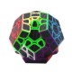 5Pcs Per Box Carbon Fibre Magic Cube Pyraminx Dodecahedron Axis Cube 2x2 And 3x3 Cube Speed Puzzle