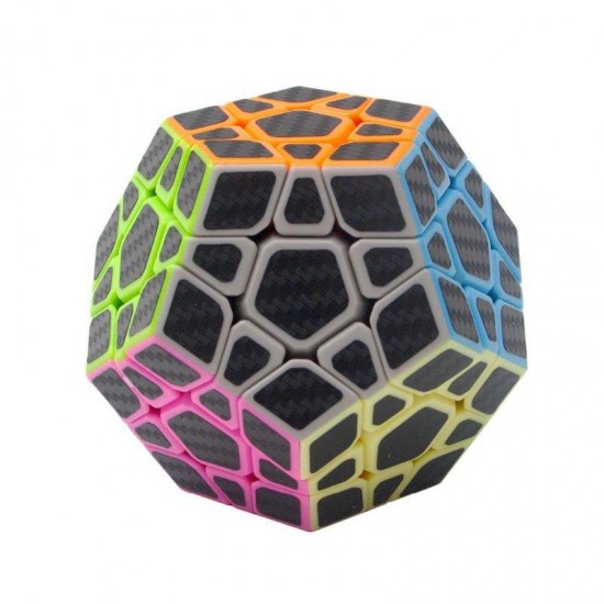 5Pcs Per Box Carbon Fibre Magic Cube Pyraminx Dodecahedron Axis Cube 2x2 And 3x3 Cube Speed Puzzle