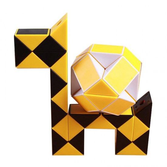 Original Speed Magic Cube Snake Puzzle Ruler Twist 24 Blocks Educational Funny Toys For Children Original Speed Magic Cube Snake Puzzle Ruler Twist 24 Blocks Educational Funny Toys For Children