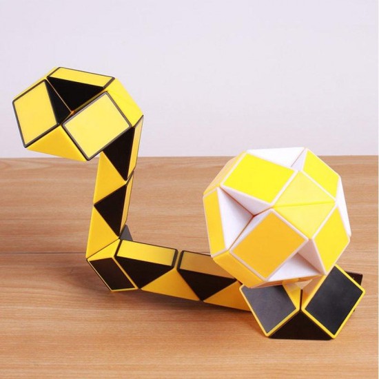 Original Speed Magic Cube Snake Puzzle Ruler Twist 24 Blocks Educational Funny Toys For Children Original Speed Magic Cube Snake Puzzle Ruler Twist 24 Blocks Educational Funny Toys For Children