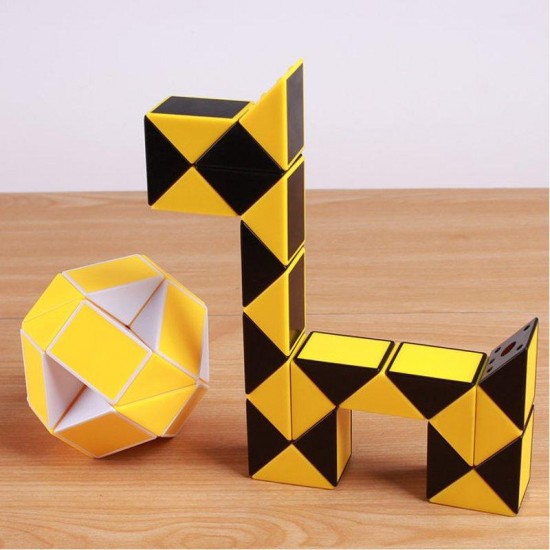 Original Speed Magic Cube Snake Puzzle Ruler Twist 24 Blocks Educational Funny Toys For Children Original Speed Magic Cube Snake Puzzle Ruler Twist 24 Blocks Educational Funny Toys For Children