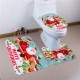 3PCS Christmas Home Decoration Snowman Santa Toilet Seat Cover Bathroom Mat Closestool Cover Rug 3PCS Christmas Home Decoration Snowman Santa Toilet Seat Cover Bathroom Mat Closestool Cover Rug