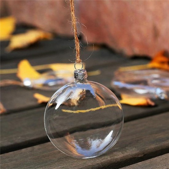 6CM Christmas Party Home Decoration Pearl Glass Ball Ornament Baubles Toys For Kids Children Gift