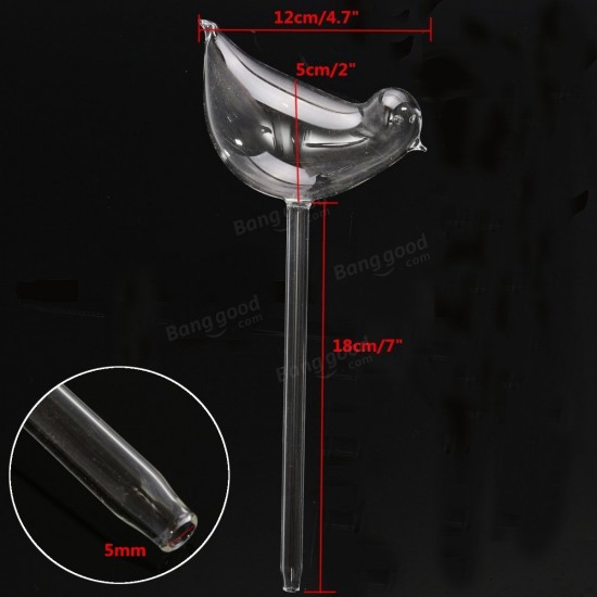 Bird Shaped Glass Plant Flower Holiday Watering Spike Stake Water Feeder Bird Shaped Glass Plant Flower Holiday Watering Spike Stake Water Feeder