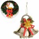 Christmas Bowknot Double Bell Xmas Tree Ornament Pendant Door Hanging Decoration Christmas Bowknot Double Bell Xmas Tree Ornament Pendant Door Hanging Decoration