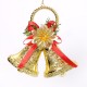 Christmas Bowknot Double Bell Xmas Tree Ornament Pendant Door Hanging Decoration Christmas Bowknot Double Bell Xmas Tree Ornament Pendant Door Hanging Decoration