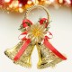Christmas Bowknot Double Bell Xmas Tree Ornament Pendant Door Hanging Decoration Christmas Bowknot Double Bell Xmas Tree Ornament Pendant Door Hanging Decoration