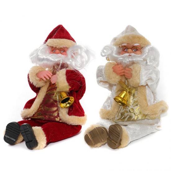Christmas Party Home Decoration 27CM Flannel Sitting Santa Claus Ornaments Toys For kids Gift Christmas Party Home Decoration 27CM Flannel Sitting Santa Claus Ornaments Toys For kids Gift