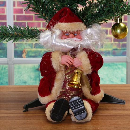 Christmas Party Home Decoration 27CM Flannel Sitting Santa Claus Ornaments Toys For kids Gift Christmas Party Home Decoration 27CM Flannel Sitting Santa Claus Ornaments Toys For kids Gift