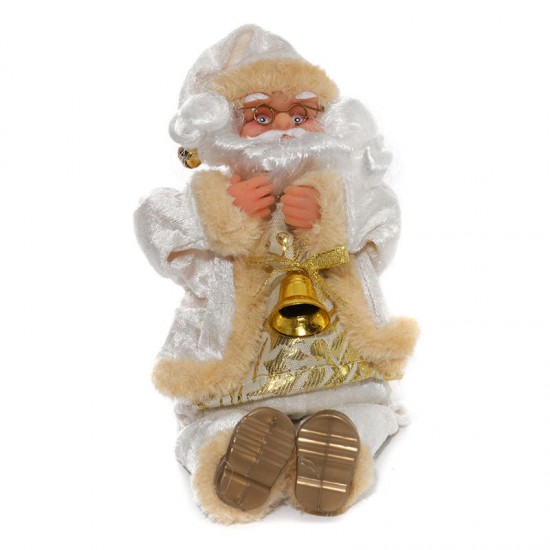 Christmas Party Home Decoration 27CM Flannel Sitting Santa Claus Ornaments Toys For kids Gift Christmas Party Home Decoration 27CM Flannel Sitting Santa Claus Ornaments Toys For kids Gift
