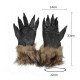 1/2PCS Latex Rubber Wolf Head Hair Mask Werewolf Gloves Party Scary Halloween Cosplay 1/2PCS Latex Rubber Wolf Head Hair Mask Werewolf Gloves Party Scary Halloween Cosplay