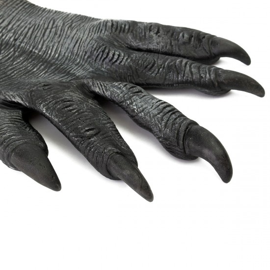 1/2PCS Latex Rubber Wolf Head Hair Mask Werewolf Gloves Party Scary Halloween Cosplay 1/2PCS Latex Rubber Wolf Head Hair Mask Werewolf Gloves Party Scary Halloween Cosplay