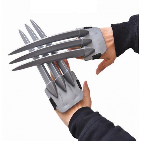 1Piece Halloween Cosplay Wolverine Claws Plastic Toys Festival Decoration