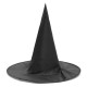 3Pcs Halloween Witch Black Pointy Hat Adult Kids Cosplay 37 x38cm