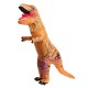 Adult T-Rex Inflatable Jumpsuit Dinosaur Blow Up Halloween Costume Outfit Decoration Toys