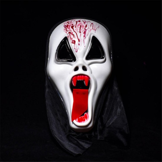 Blood Ghost Face Mask Latex Mask Horrible Mask Halloween Party Supply