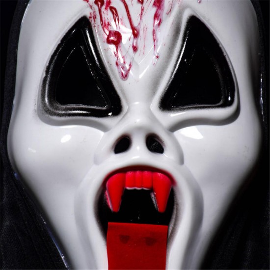 Blood Ghost Face Mask Latex Mask Horrible Mask Halloween Party Supply Blood Ghost Face Mask Latex Mask Horrible Mask Halloween Party Supply
