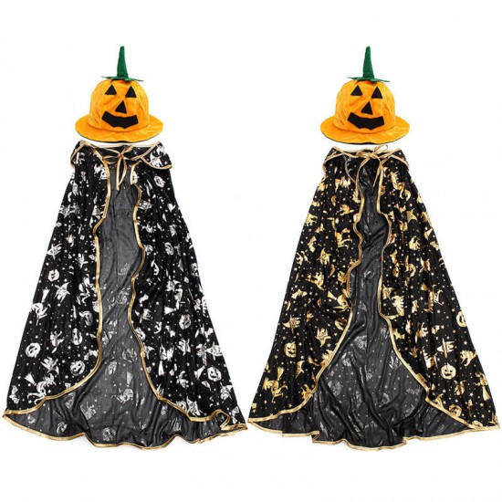 Children Kids Halloween Cloak Witch Dress Fancy Dress Cosplay Party Costume