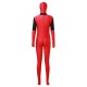 Cool Lady Costume Lycra Adult Women Red Fullbody Cosplay Birthday Suit