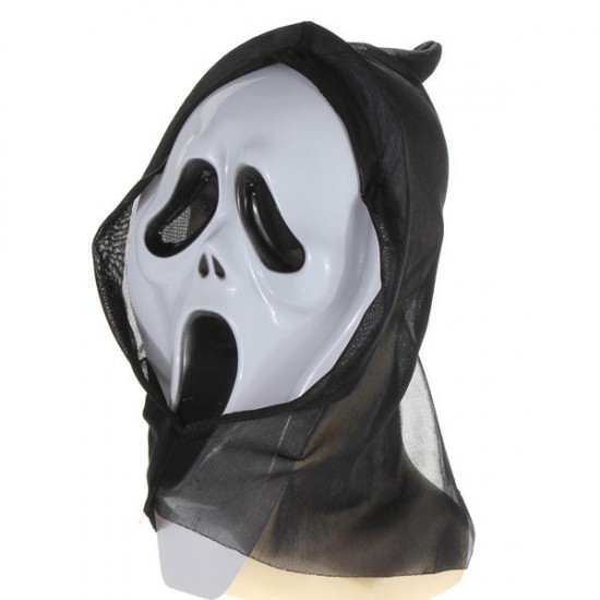 Crazy Scared Ghost Scream Face Mask Costume Party Halloween Carnival Crazy Scared Ghost Scream Face Mask Costume Party Halloween Carnival