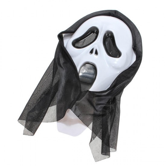 Crazy Scared Ghost Scream Face Mask Costume Party Halloween Carnival Crazy Scared Ghost Scream Face Mask Costume Party Halloween Carnival
