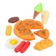 13PCS Plastic Pizza Cola Ice Cream Cutting Play SetChildren Kids Pretend Role Toy Gift