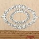 2PCS Oval Template Cutting Dies Stencil DIY Scrapbooking Lace Tool 2PCS Oval Template Cutting Dies Stencil DIY Scrapbooking Lace Tool
