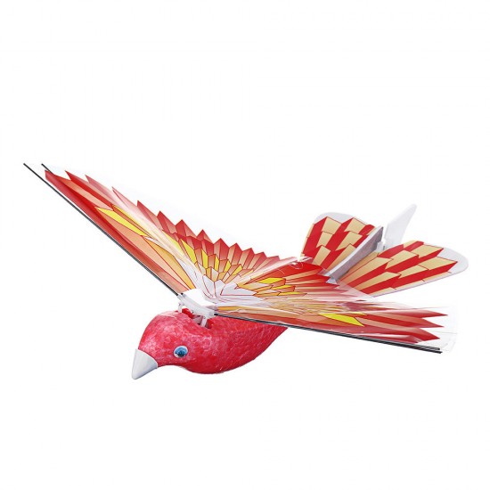 10.6Inches Electric Flying Flapping Wing Bird Toy Rechargeable Plane Toy Kids Outdoor Fly Toy