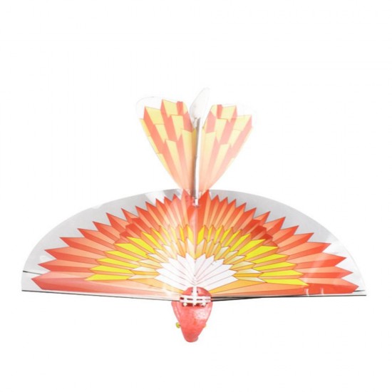 10.6Inches Electric Flying Flapping Wing Bird Toy Rechargeable Plane Toy Kids Outdoor Fly Toy