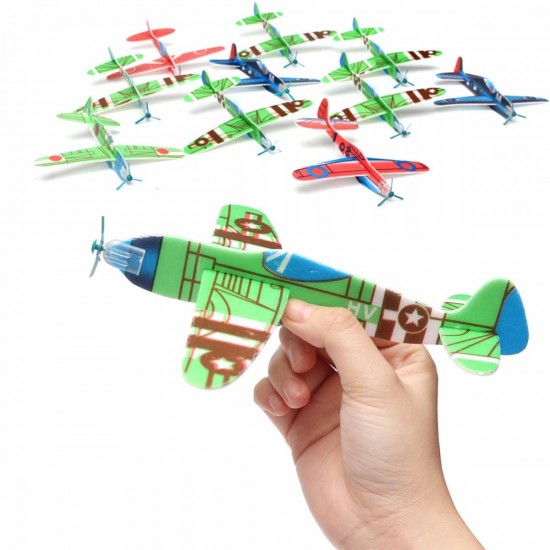 10Pcs Banggood Flying Glider Plane Toy Gift Birthday Christmas Party Bag Filler
