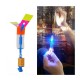 20PCS Amazing Flash LED Light Rocket Helicopter Rotating Flying Plane Toy Party Fun Blue