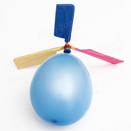 20PCS Wholesale Colorful Traditional Classic Balloon Helicopter Portable Flying Toy