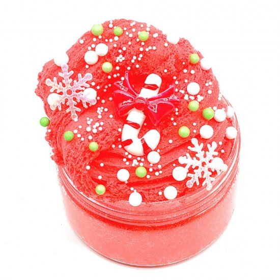 100ML Christmas Cloud Slime Squishy Scented Stress Clay Kids Toy Sludge Cotton Mud Plasticine Gifts