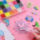 1100pcs 10 Grid DIY Fuse Beads Water Sticky Beads Art Craft Toys Kids