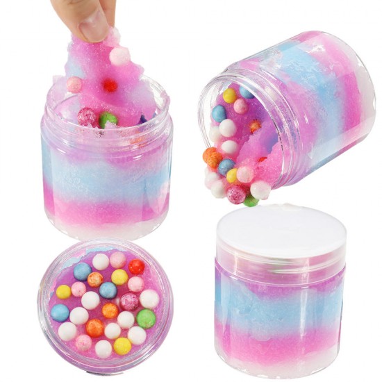 120ML Slime Plasticine Ice Cream Crystal Mud DIY Gift Toy Stress Reliever