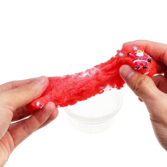 60ML Christmas Cloud Slime Scented Charm Mud Stress Relief Kids Clay Toy