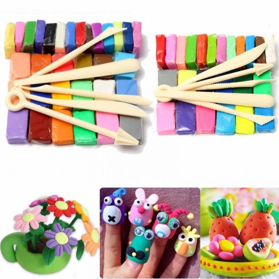 Mixed Colour Soft Oven Bake Polymer Clay Block Modelling Moulding Art Design Mixed Colour Soft Oven Bake Polymer Clay Block Modelling Moulding Art Design