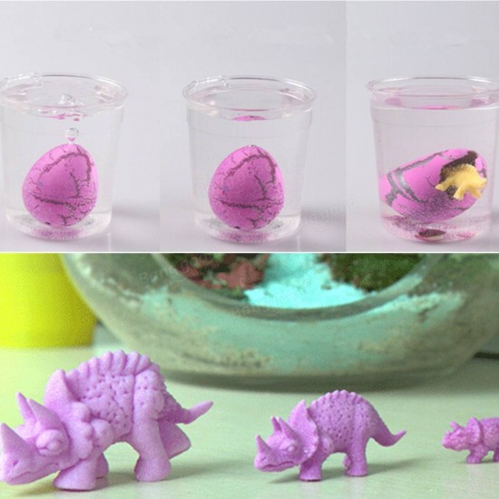 10PCS Hatching Growing Dinosaur Dino Eggs Add Water Magic Cute Children Toy Gift