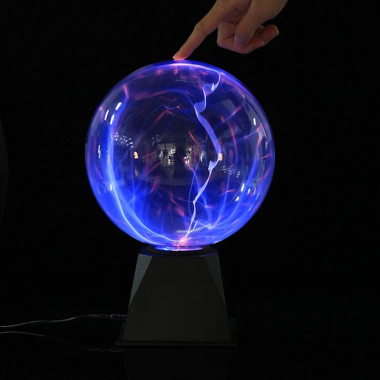 4/5/6/8 Inches Plasma Ball Sphere Light Crystal Light Magic Desk Lamp Novelty Light Home Decor