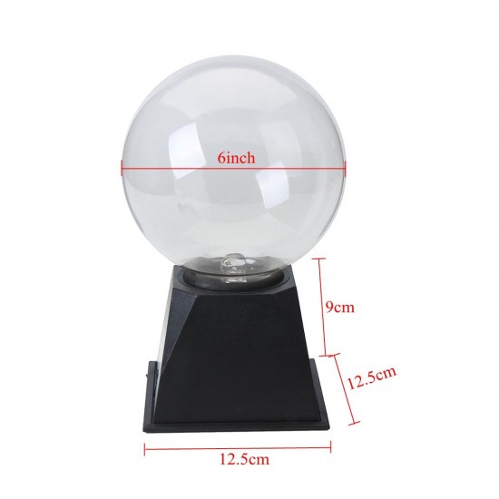 4/5/6/8 Inches Plasma Ball Sphere Light Crystal Light Magic Desk Lamp Novelty Light Home Decor