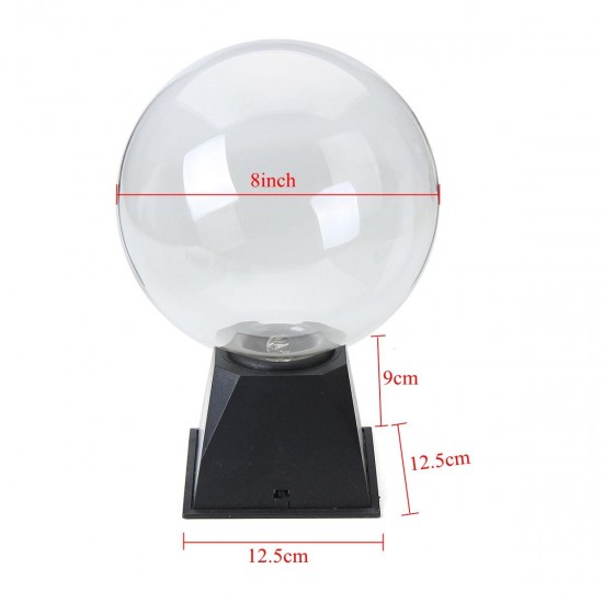 4/5/6/8 Inches Plasma Ball Sphere Light Crystal Light Magic Desk Lamp Novelty Light Home Decor