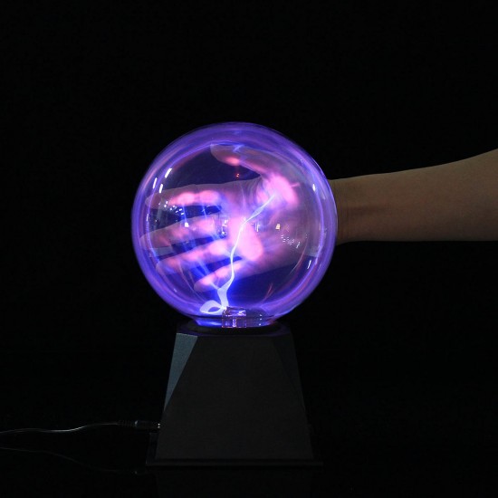 4/5/6/8 Inches Plasma Ball Sphere Light Crystal Light Magic Desk Lamp Novelty Light Home Decor