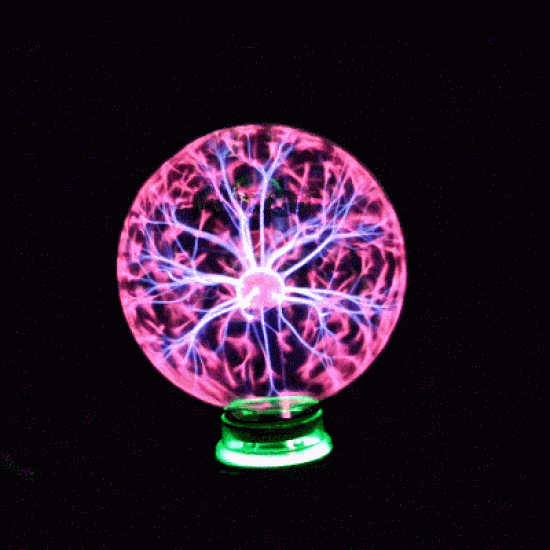 5 Inch Upgrade Plasma Ball Sphere Light Crystal Light Magic Desk Lamp Novelty Light Home Decor